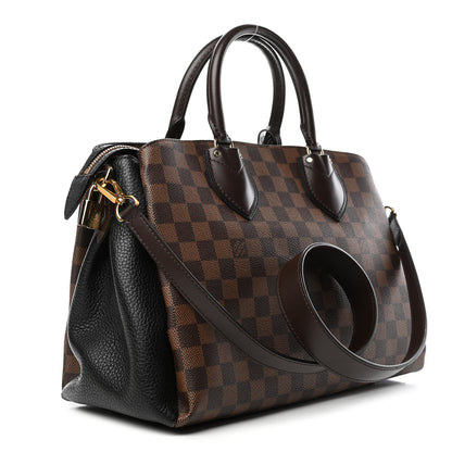 Louis Vuitton Cuir Taurillon Damier Ebene Normandy Black 2 of 4