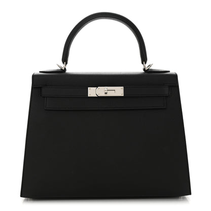 Hermes Epsom Kelly Sellier 28 Black 1 of 17