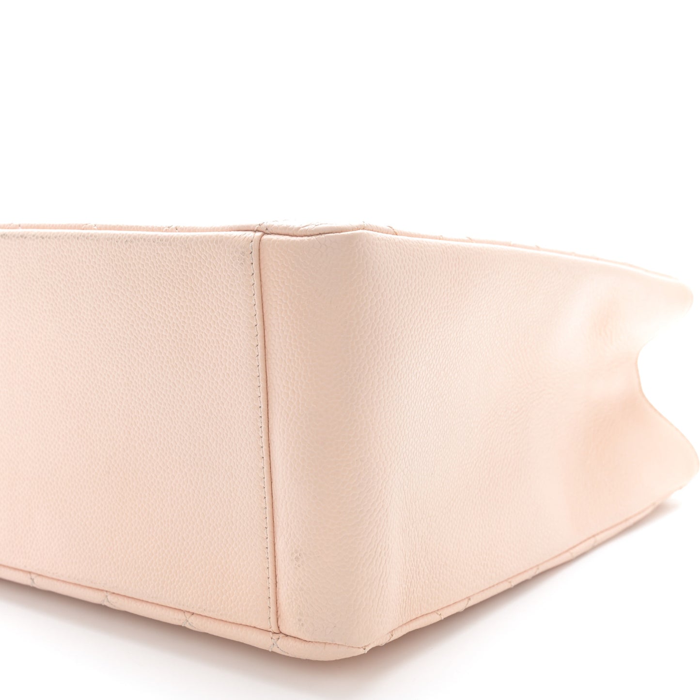 Caviar Quilted Grand Shopping Tote GST Light Pink