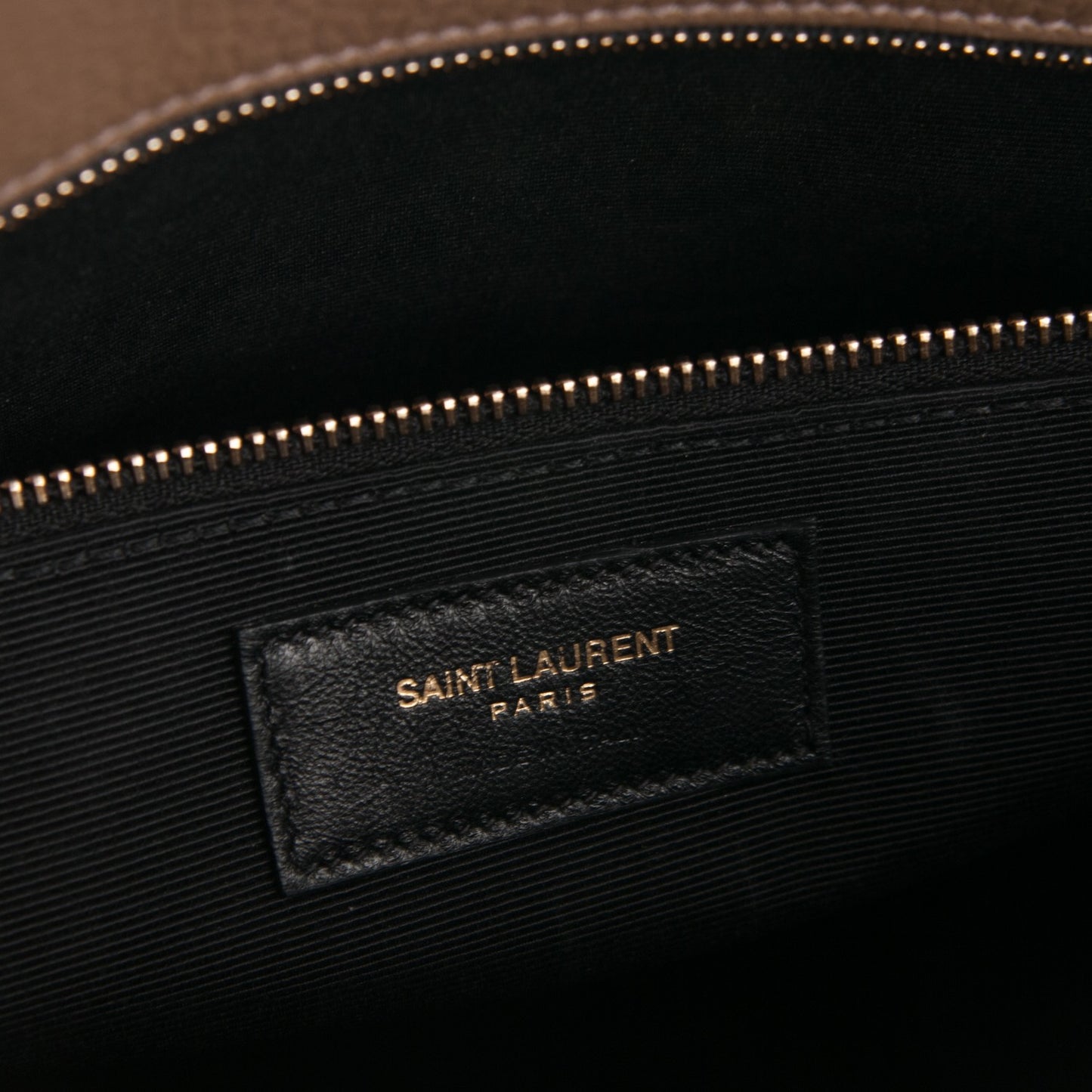 Grained Calfskin Small Sac De Jour Taupe