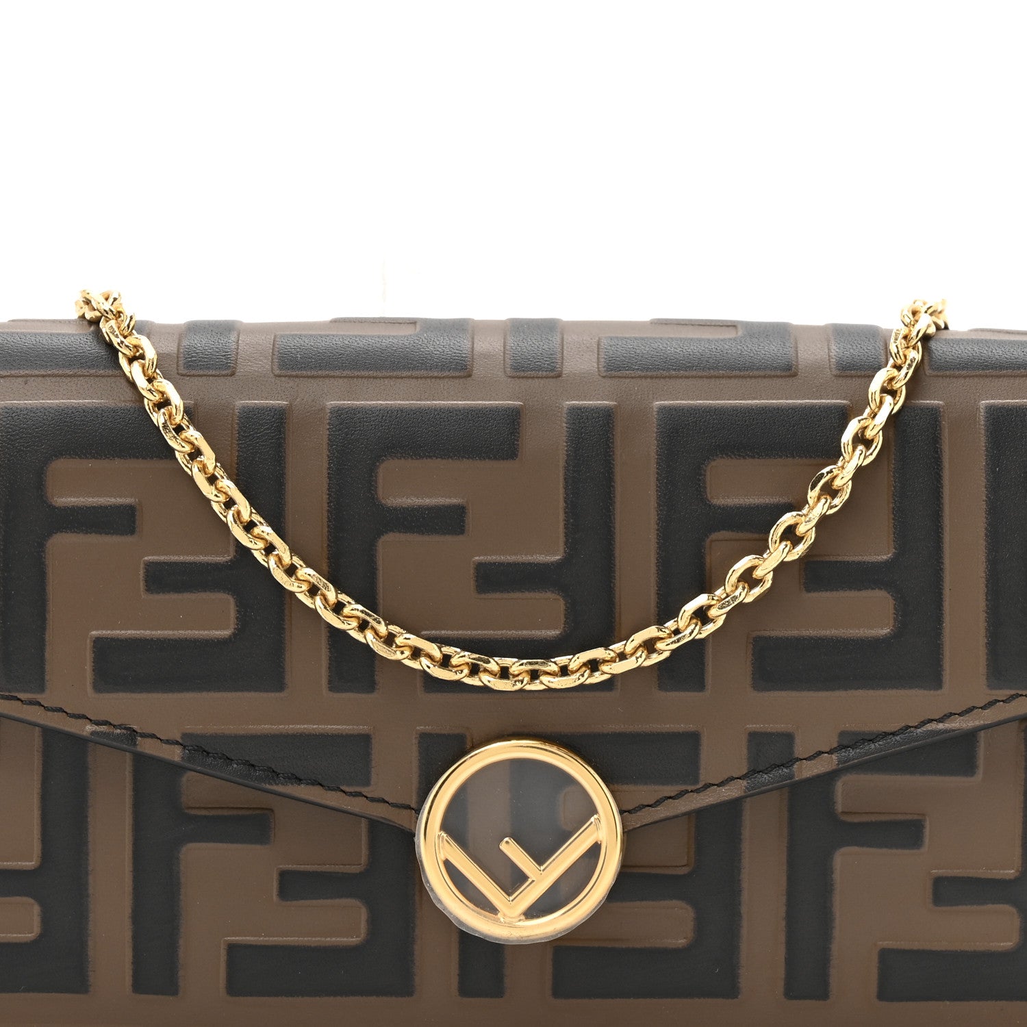 Fendi Vitello Soft F is Fendi Bi-Color FF 1974 Embossed