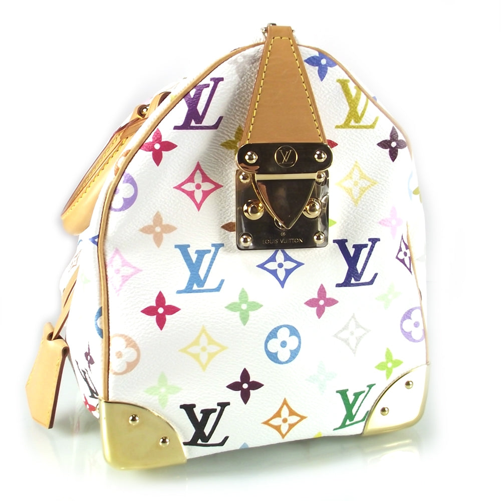 Monogram Multicolor Speedy 30 White