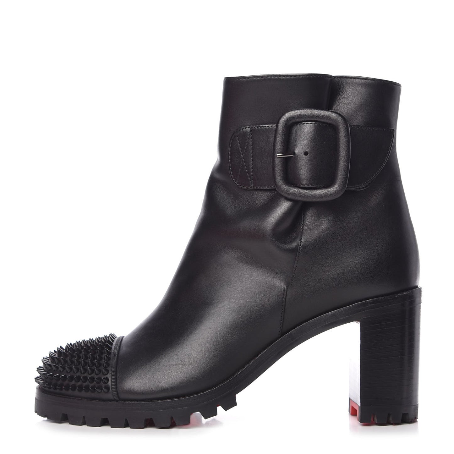 Calfskin Spikes Olivia 70 Snow Boots 38 Black