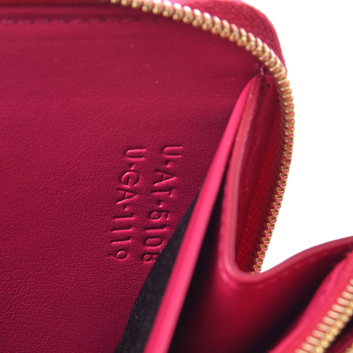 Grained Calfskin Large Zip Around Multifunction Wallet Pink