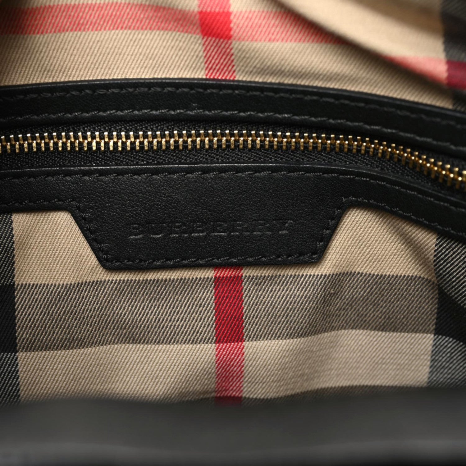 Burberry Derby Calfskin Medium Alchester Bowling Bag Black 9 of 10