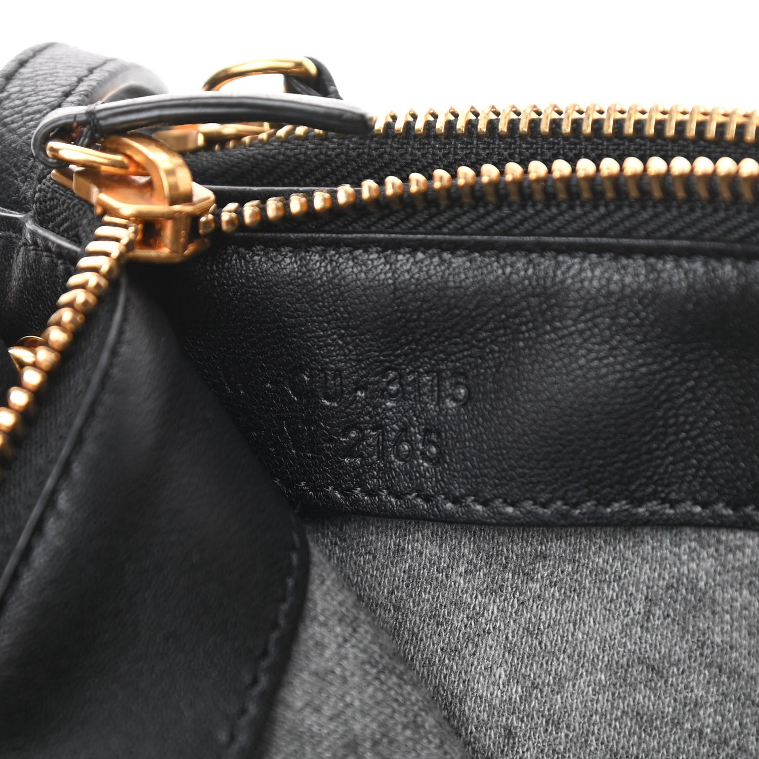 Celine Lambskin Large Trio Crossbody Bag Black 9 of 17
