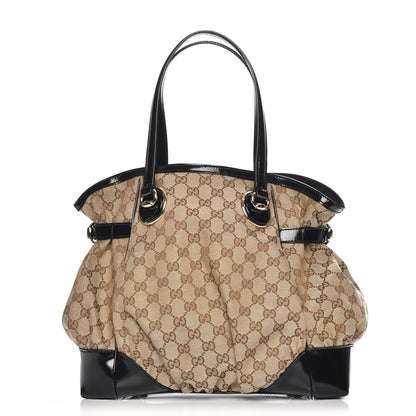 Gucci Monogram Full Moon Tote Black 1 of 7