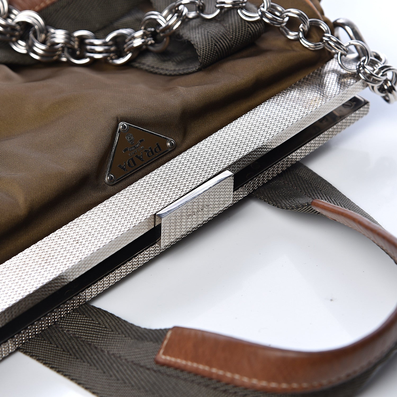 Prada Tessuto Nylon Active Shoulder Bag Giunco 10 of 17