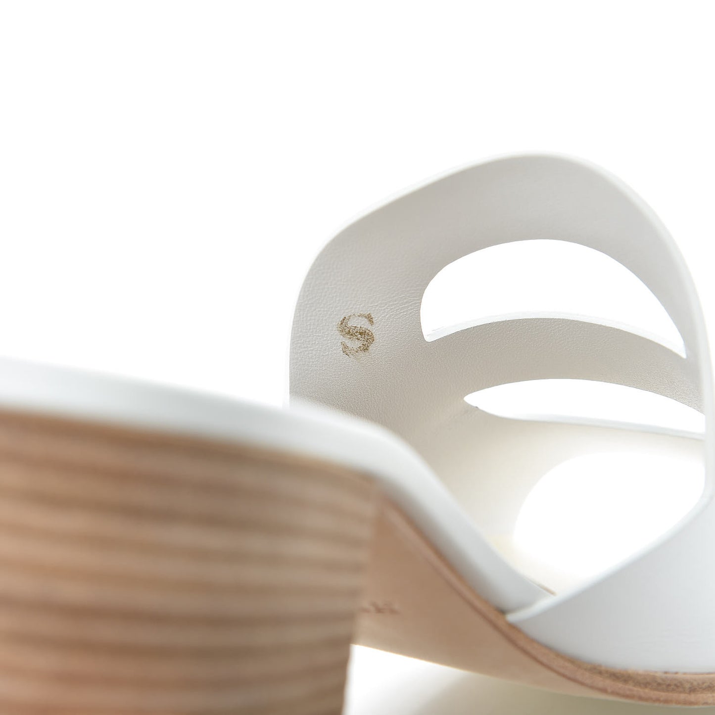 Calfskin Mona Sandals 37 White