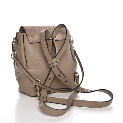 Chloe Suede Calfskin Small Faye Backpack Motty Grey 3 of 8