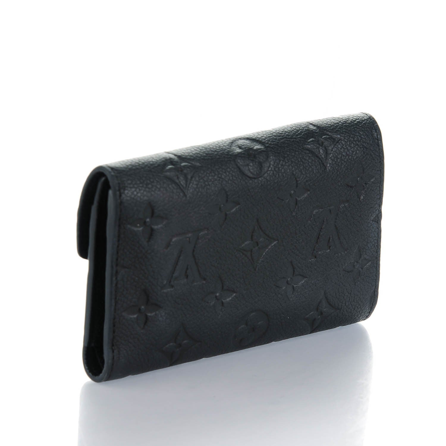 Louis Vuitton Empreinte Compact Curieuse Wallet Black 3 of 7