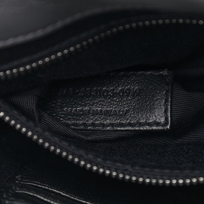 Saint Laurent Crinkled Calfskin Matelasse Monogram Niki Chain Wallet Fog 6 of 8