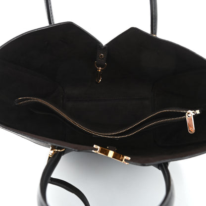 Louis Vuitton Calfskin Monogram Kimono Tote PM Black 4 of 10
