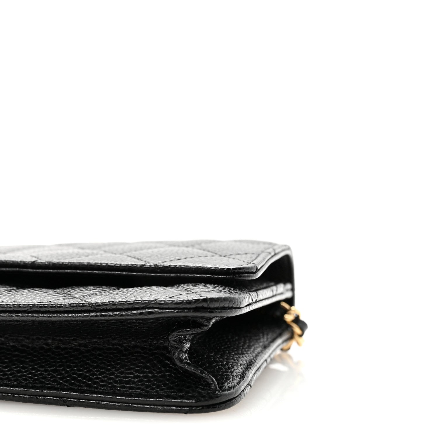 Chanel Caviar Quilted Wallet on Chain WOC Black 11 of 12