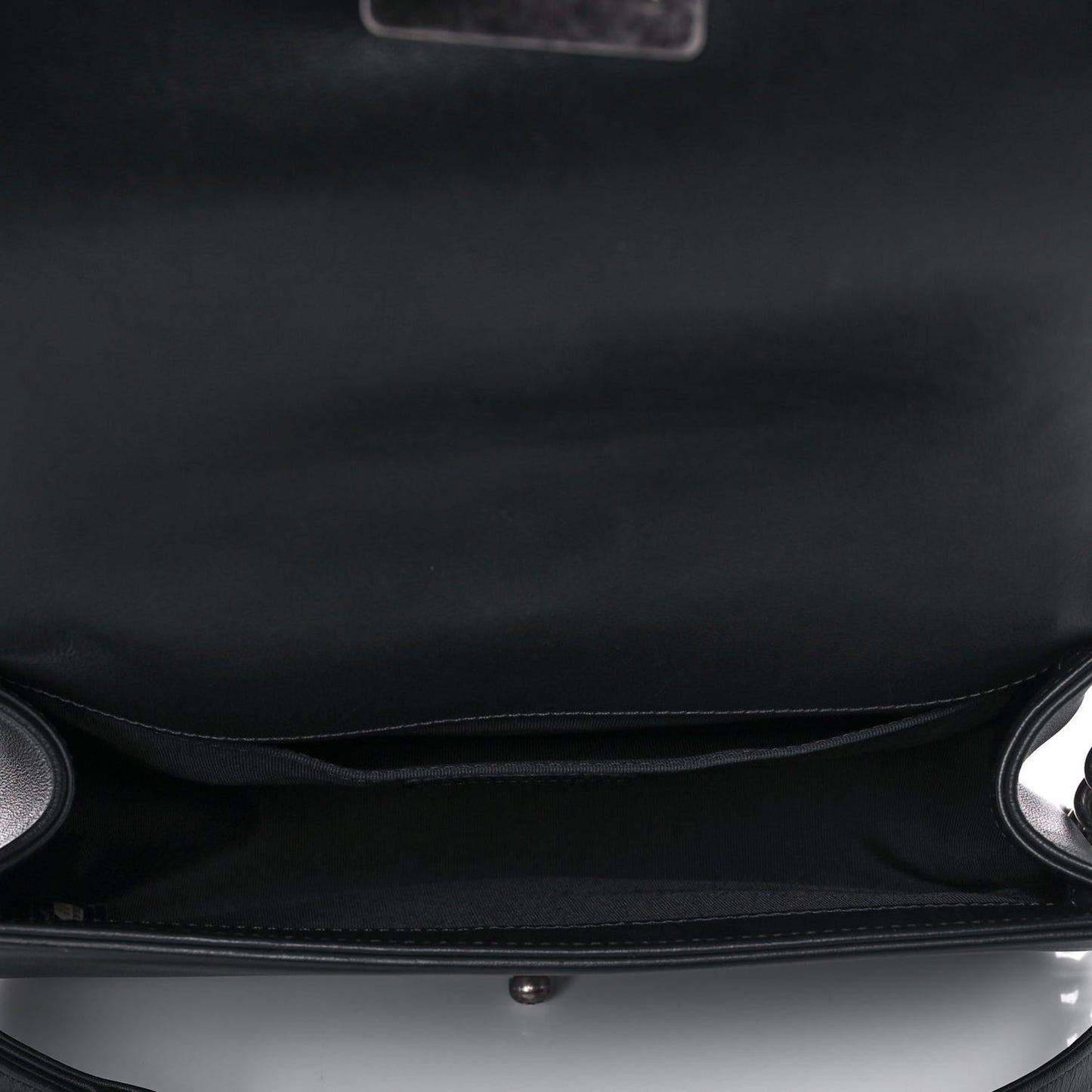 Calfskin Quilted Medium Boy Flap Black