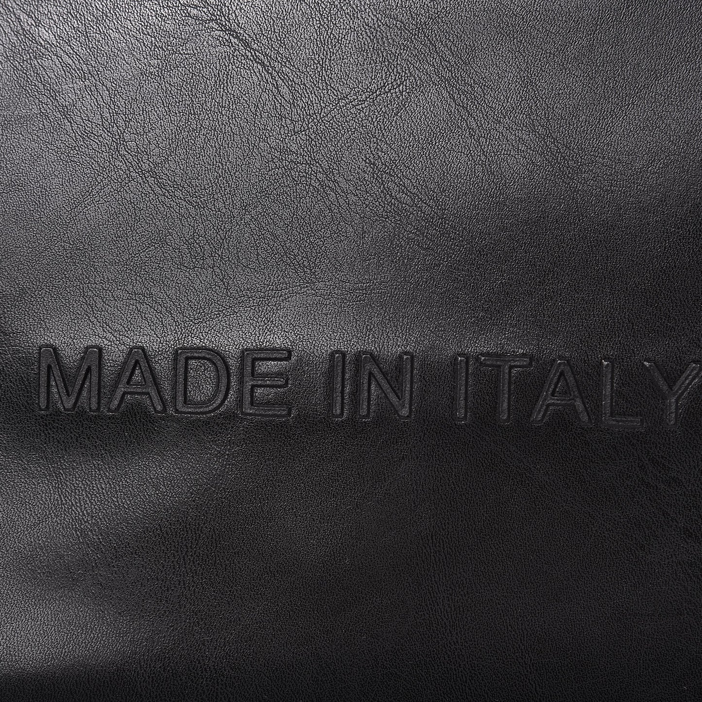 Calfskin Large Made In Clutch Pouch Black
