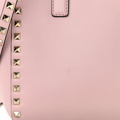 Valentino Garavani Vitello Small Rockstud Double Handle Tote Water Rose 9 of 9