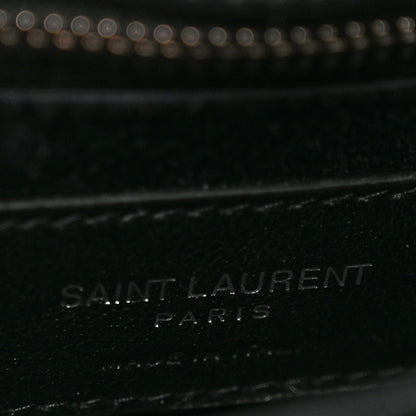 Saint Laurent Calfskin Y Quilted Monogram Toy Loulou Crossbody Bag Black 5 of 11