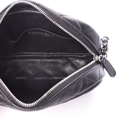 Chanel Lambskin Quilted Small Timeless Camera Case Black 4 of 7