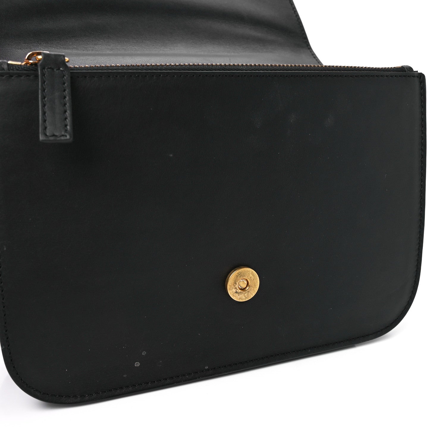 Versace Vitello Barocco Virtus Top Handle Shoulder Bag Black 14 of 14