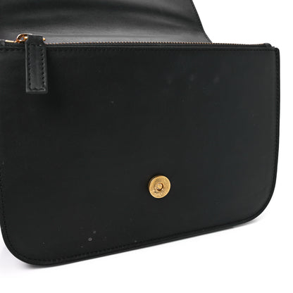 Versace Vitello Barocco Virtus Top Handle Shoulder Bag Black 14 of 14