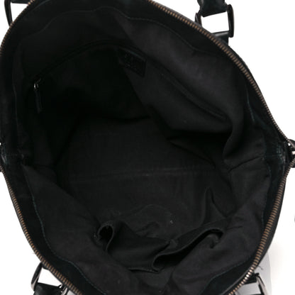 Gucci Guccissima Medium GG Charm Dome Satchel Black 5 of 8