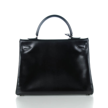Hermes Box Kelly Retourne 35 So Black 6 of 22