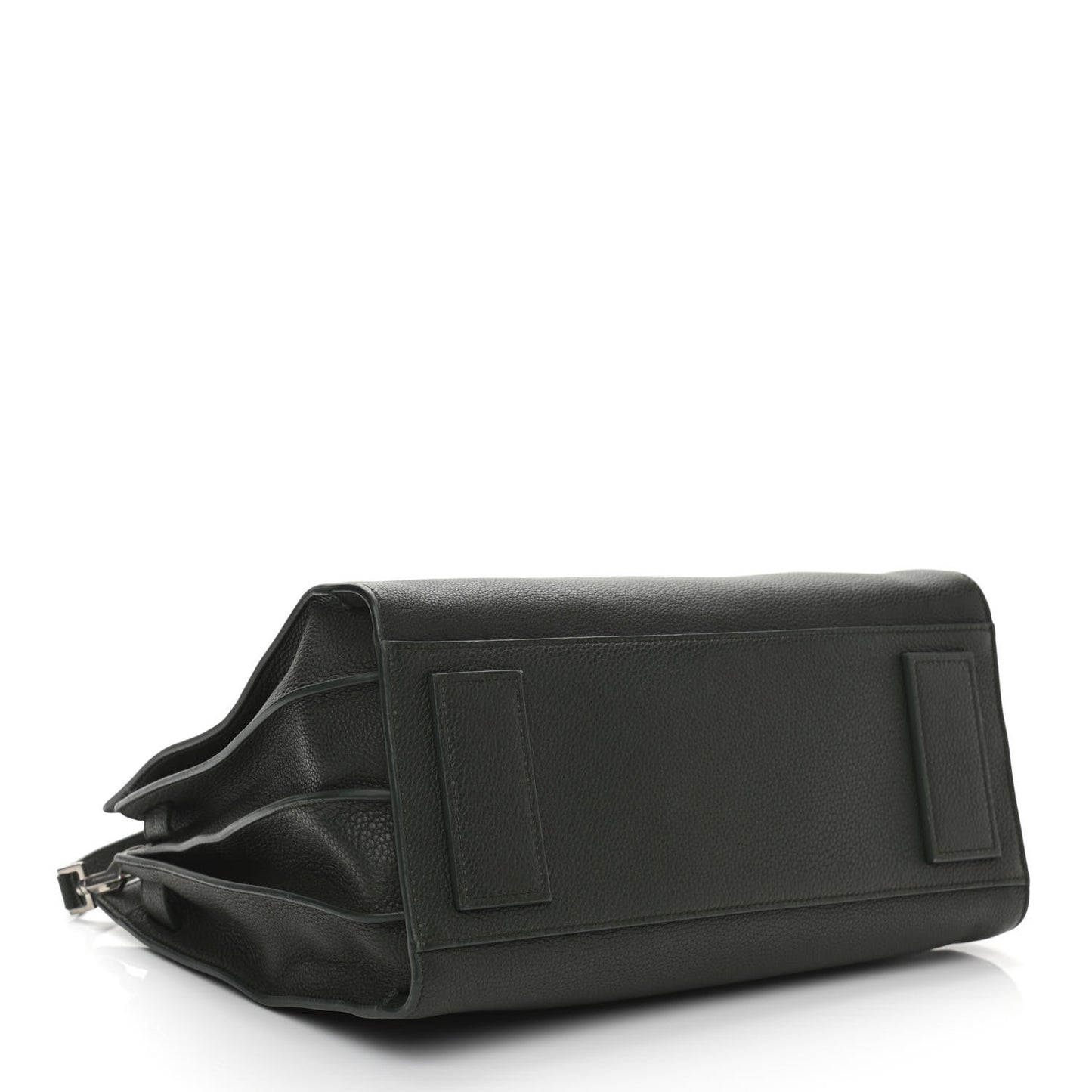 Grained Calfskin Small Supple Sac De Jour Dark Vert