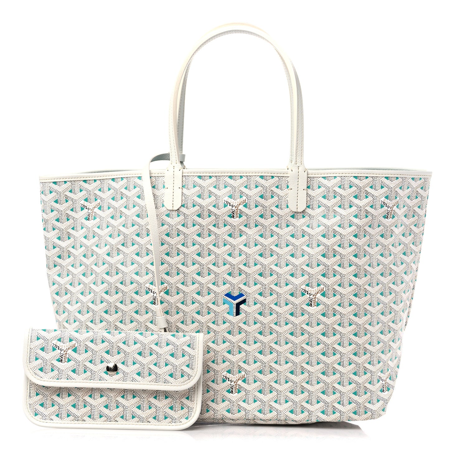 Goyardine Saint Louis Claire Voie PM White Opaline