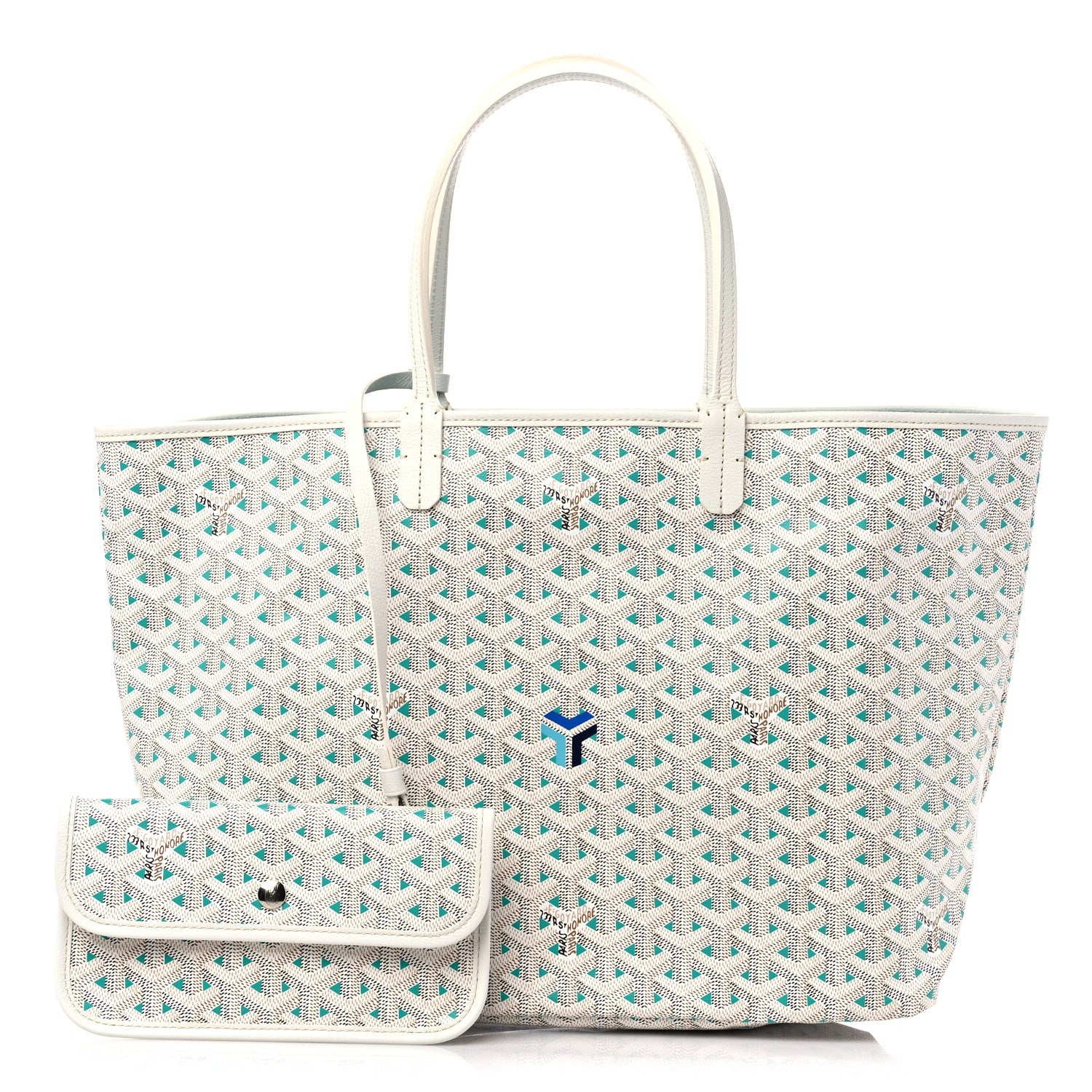 Goyard Goyardine Saint Louis Claire Voie PM White Opaline 1 of 9