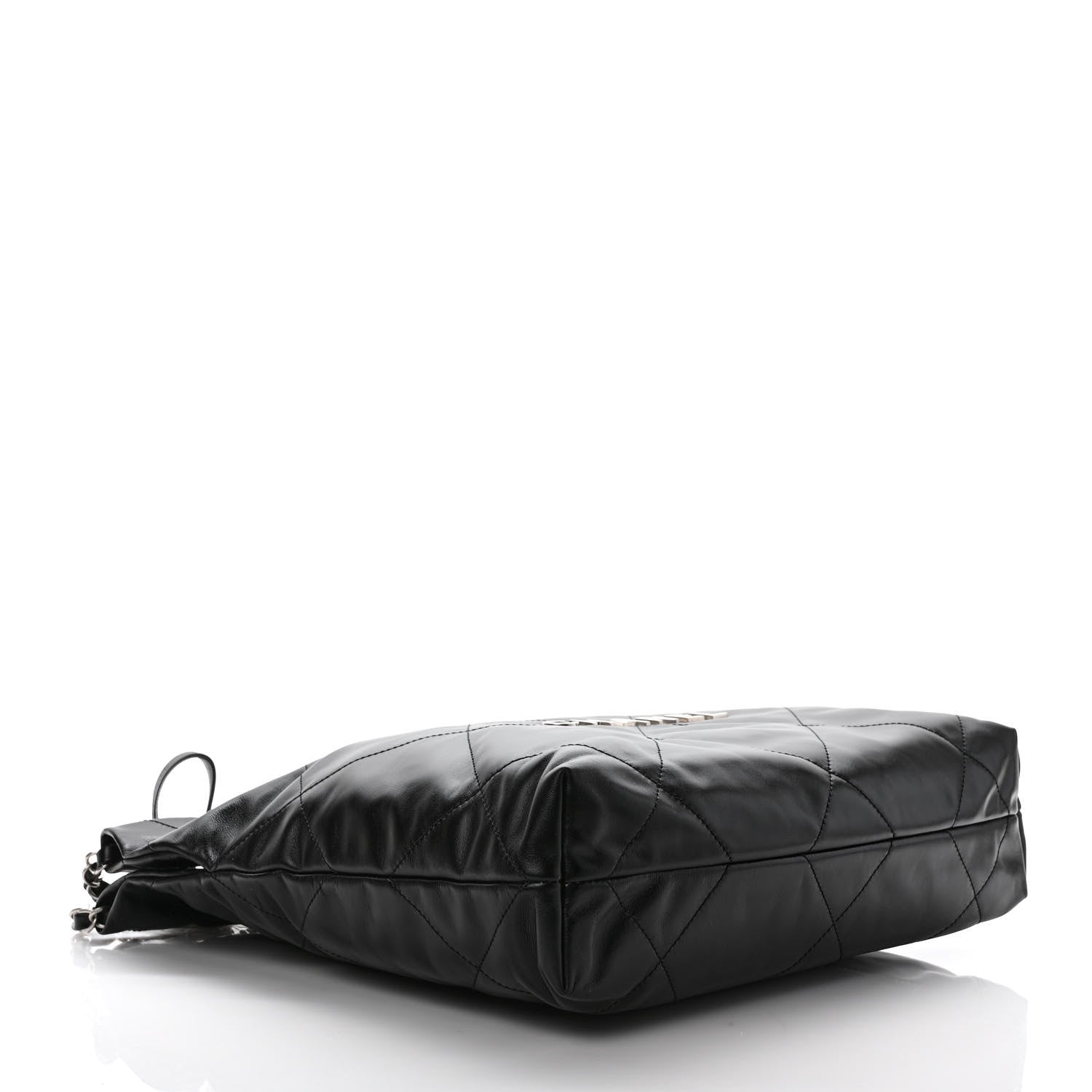 Chanel Shiny Calfskin Quilted Small Chanel 22 Black 4 of 9