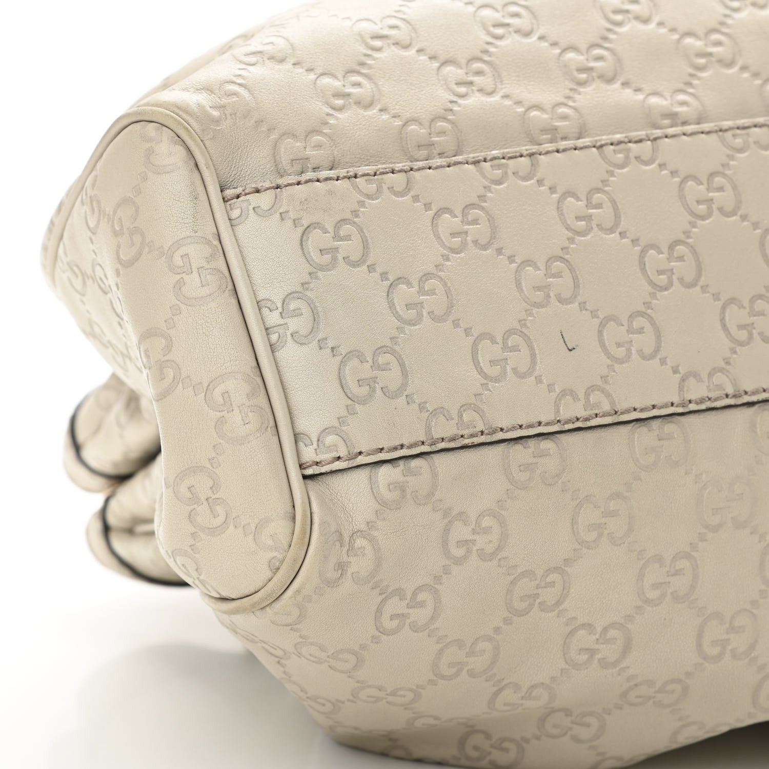Gucci Guccissima Medium Sukey Tote Mystic White 9 of 22