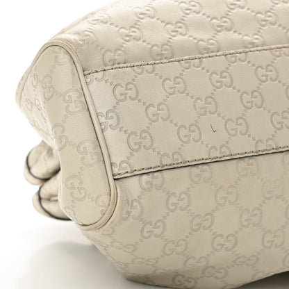 Gucci Guccissima Medium Sukey Tote Mystic White 9 of 22