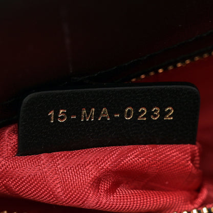 Christian Dior Lambskin Cannage Small My ABCDior Lady Dior Black 7 of 12