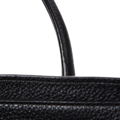 Prada Vitello Daino Side Zip Tote Black 11 of 14