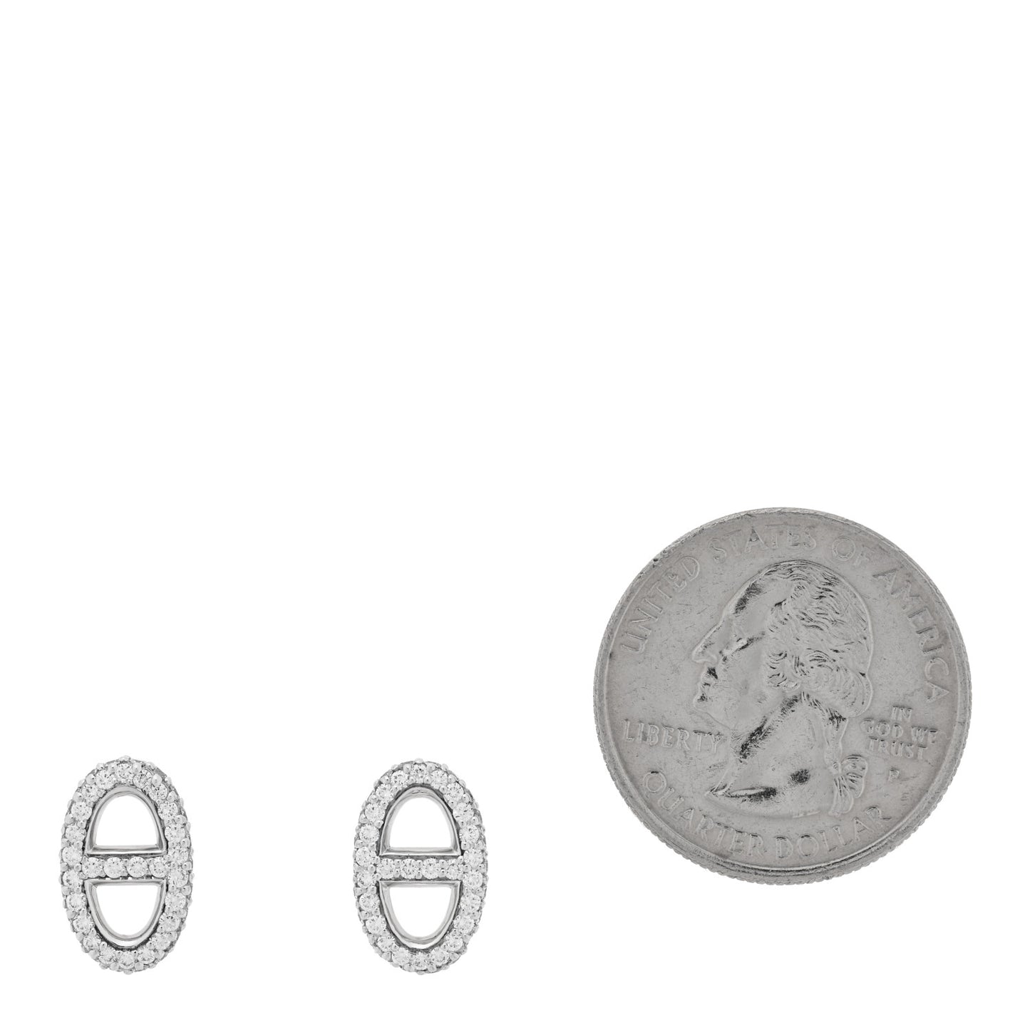 18K White Gold Diamond New Farandole Earrings