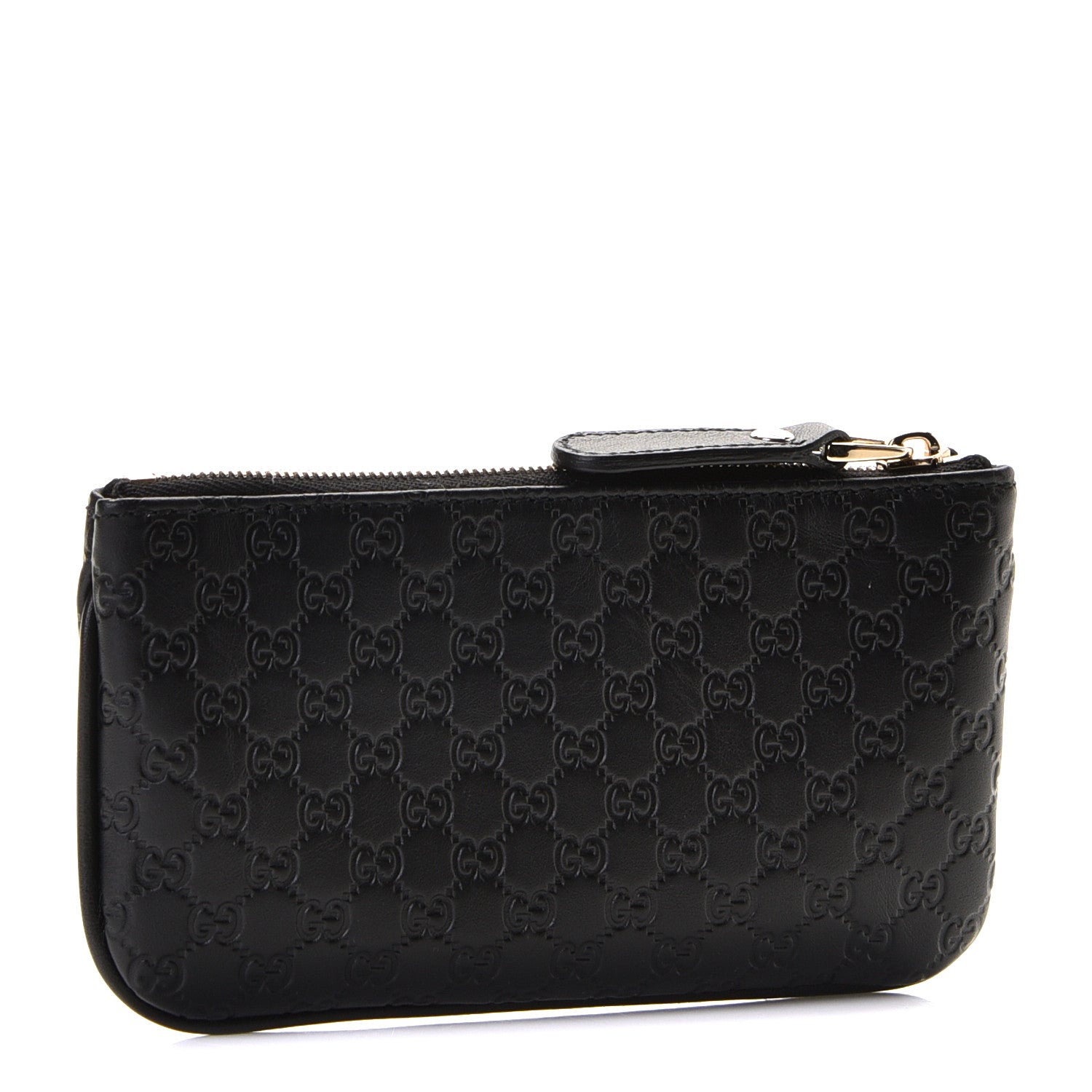 Gucci Microguccissima Key Ring Coin Case Black 3 of 9