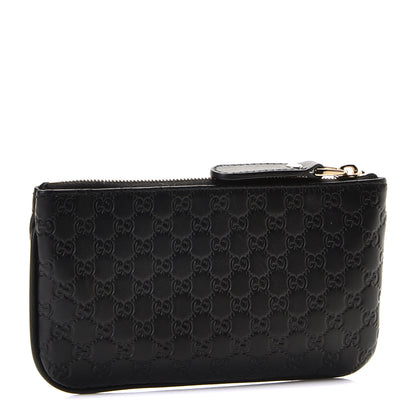 Gucci Microguccissima Key Ring Coin Case Black 3 of 9