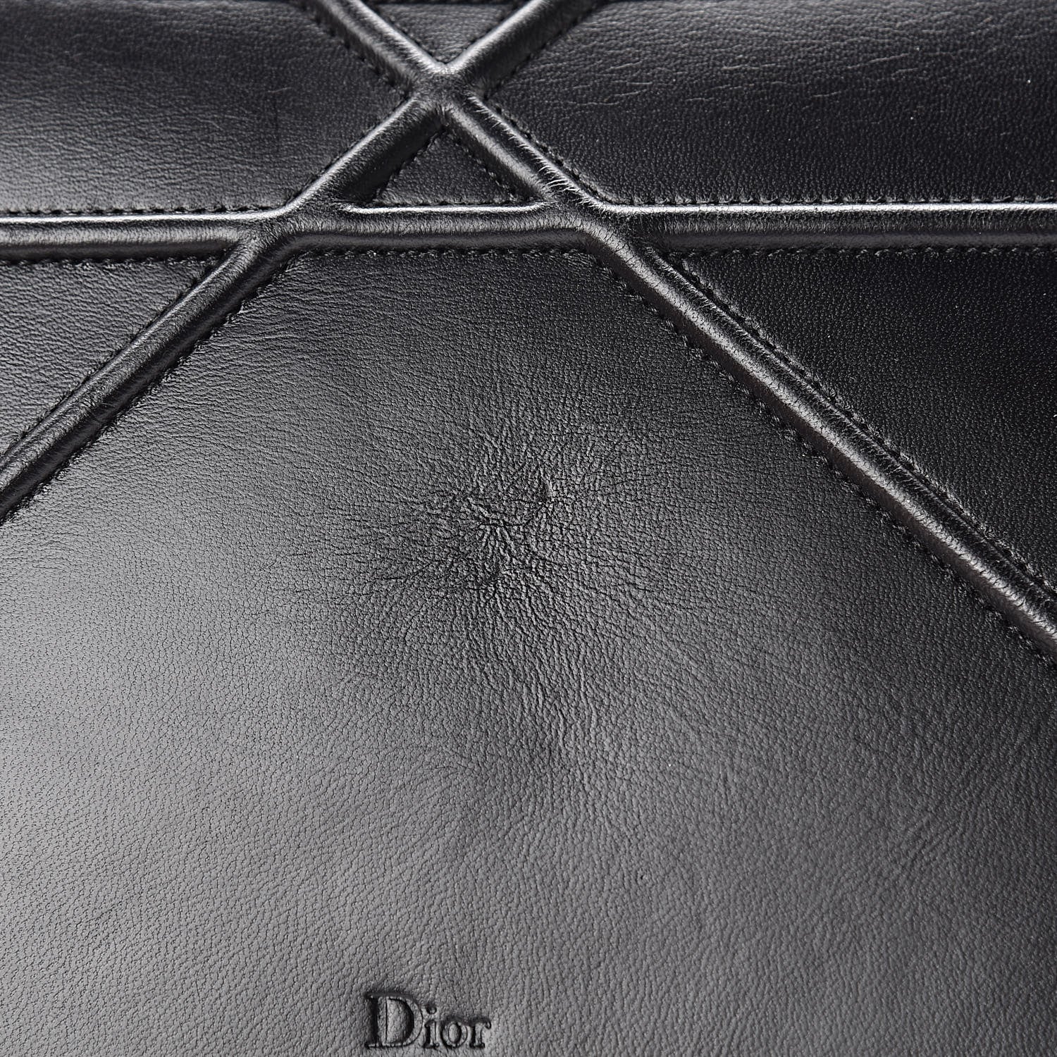 Christian Dior Lambskin Medium Diorama Flap Bag Black 15 of 15