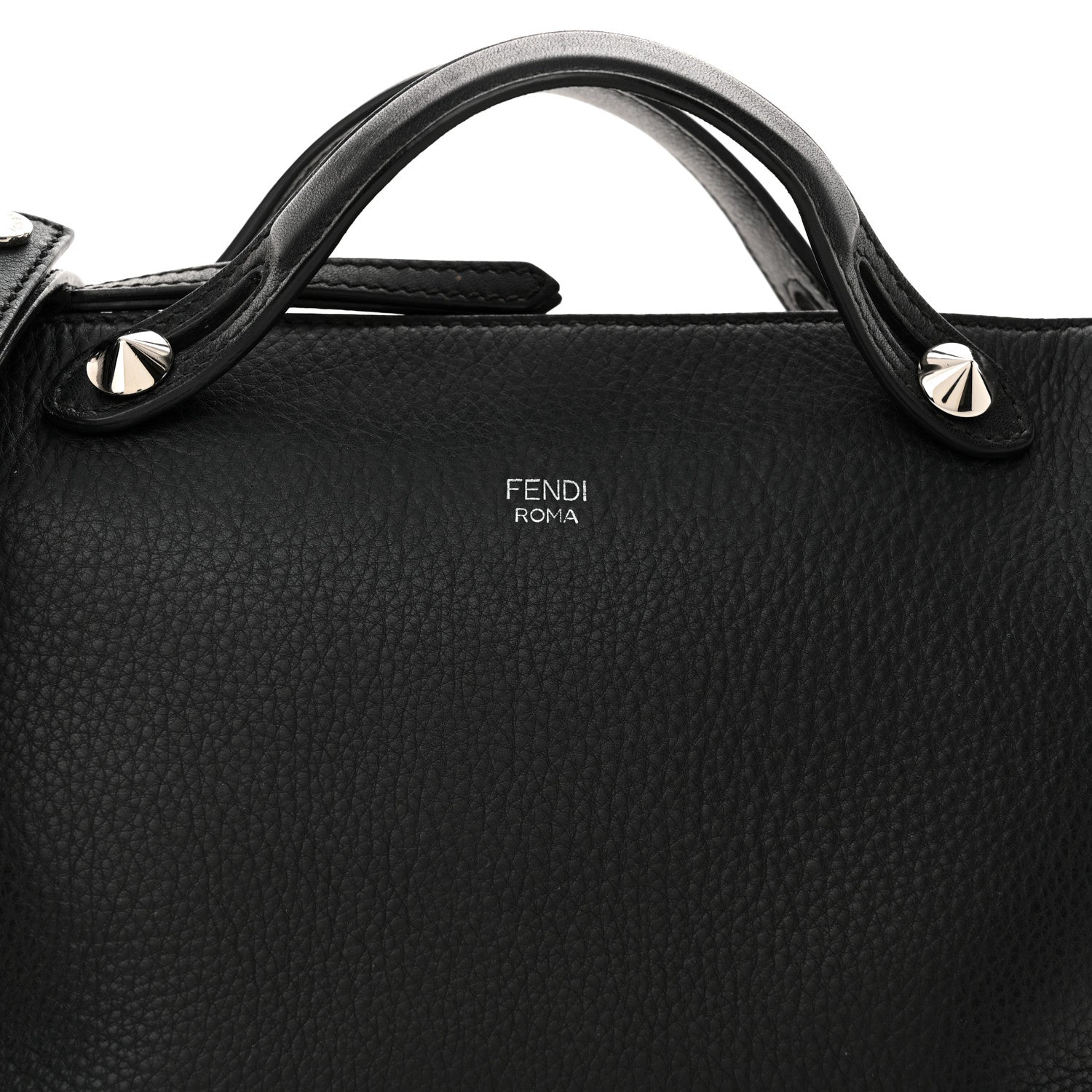 Fendi Vitello Dolce Medium By The Way Boston Bag Black 8 of 16