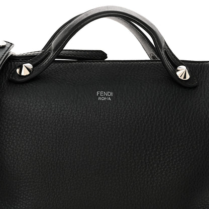 Fendi Vitello Dolce Medium By The Way Boston Bag Black 8 of 16