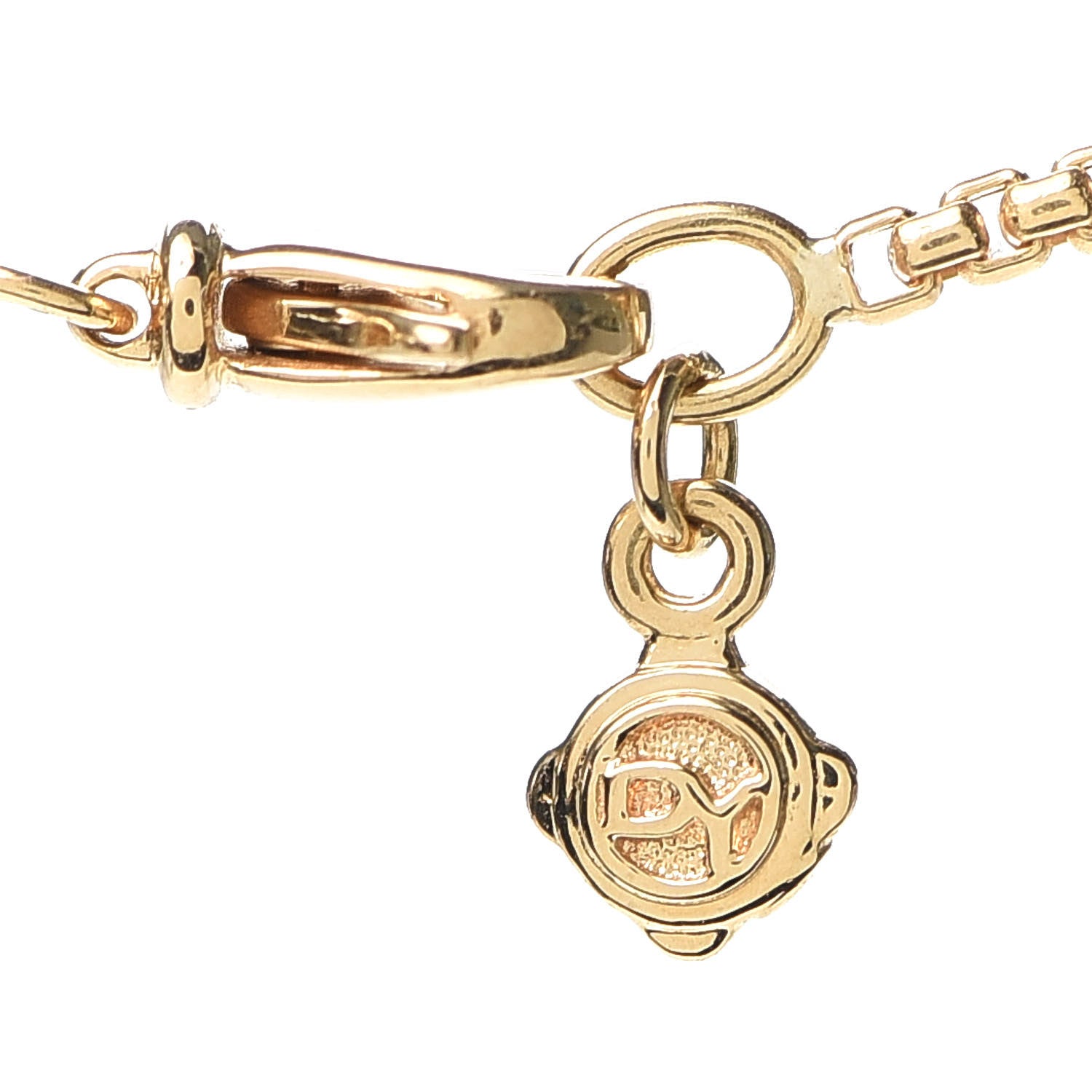 David Yurman 18K Yellow Gold 1.7mm Box Chain Necklace 20" 5 of 5