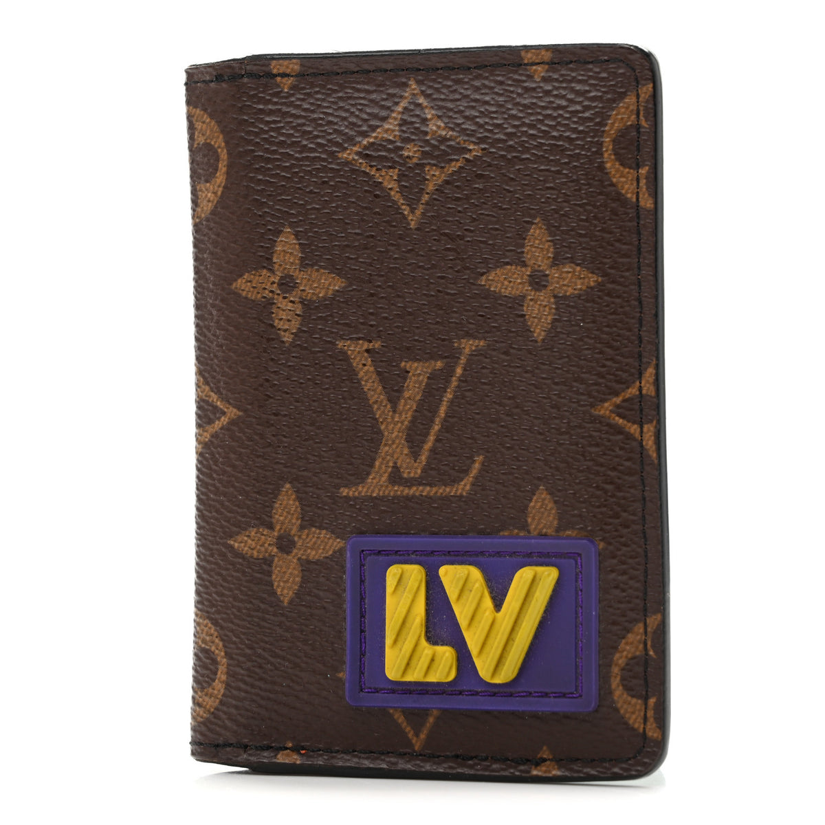Monogram LV Rubber Pocket Organizer Multicolor