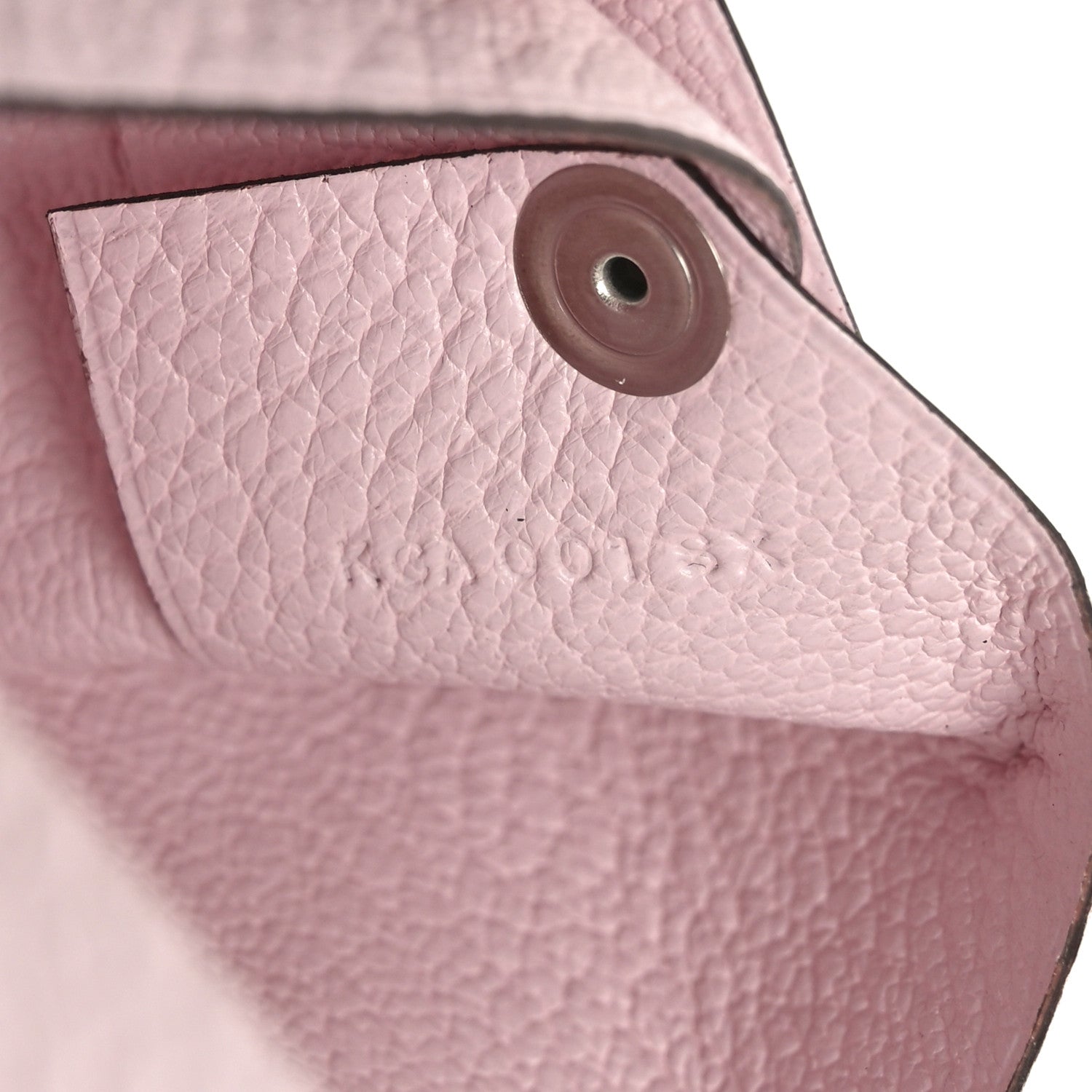 Hermes Chevre Mysore Calvi Duo Card Case Rose Darling 7 of 8