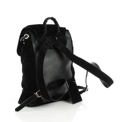 Balenciaga Baby Daim Suede Classic Hardware Traveler Backpack Black 3 of 6