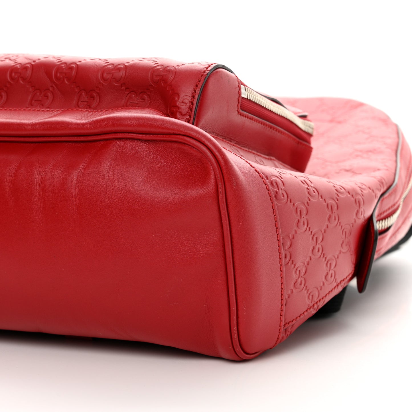 Guccissima Signature Day Backpack Hibiscus Red