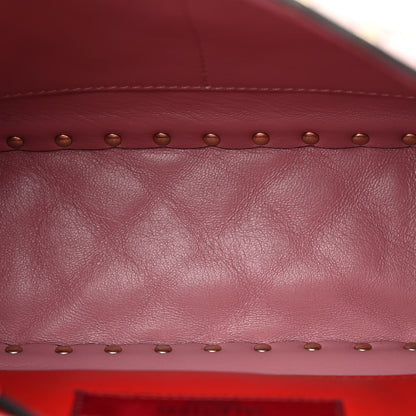 Valentino Garavani Lambskin Medium Rockstud Spike Shoulder Bag Antique Rose 5 of 11