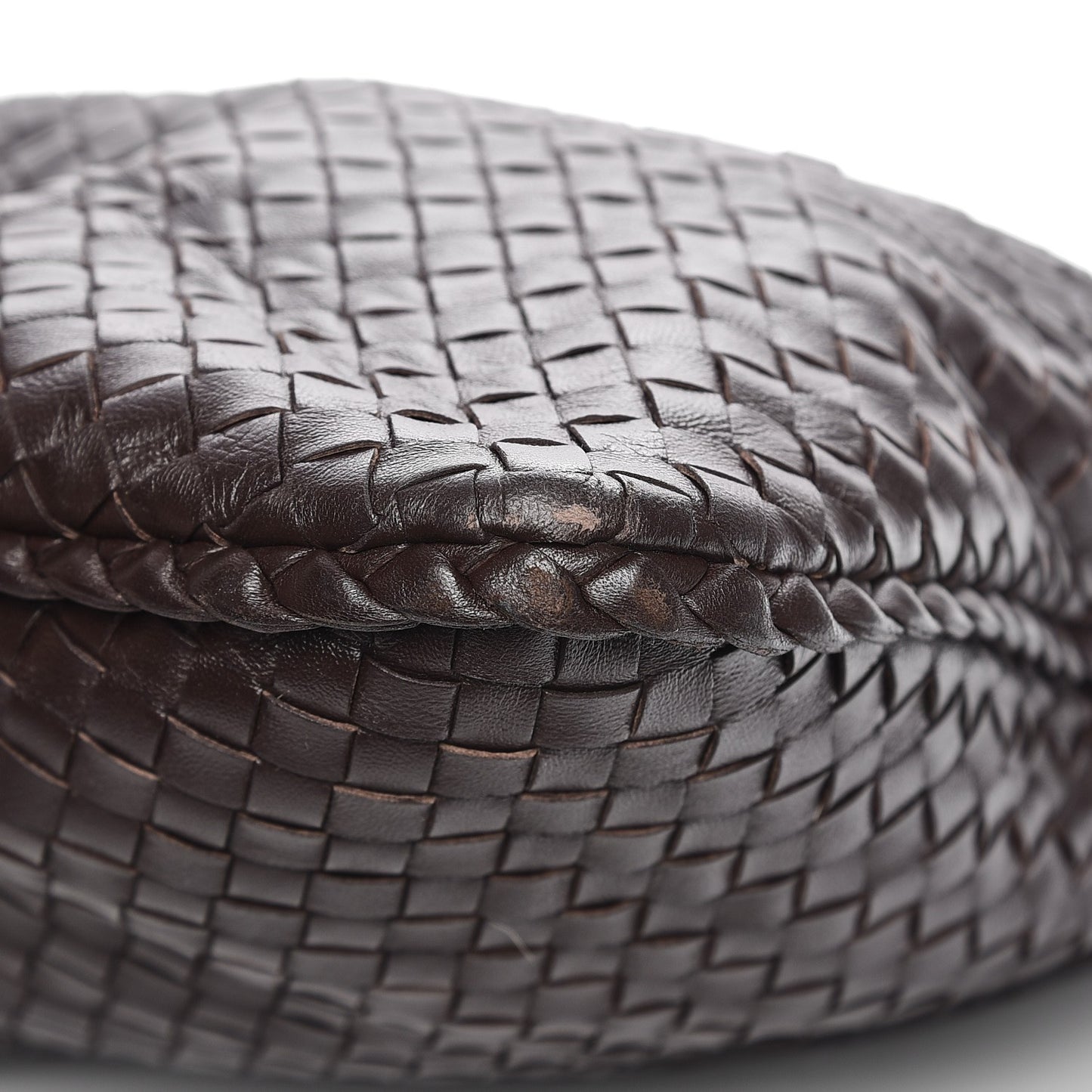 Nappa Intrecciato Large Veneta Hobo Ebano