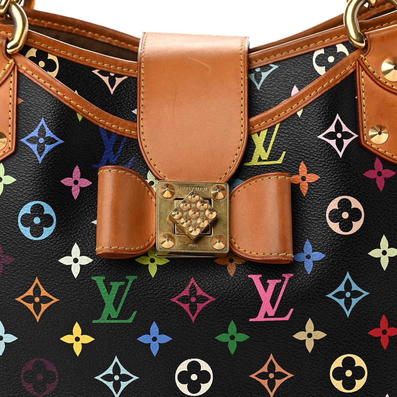Louis Vuitton Monogram Multicolor Annie GM Black 8 of 15