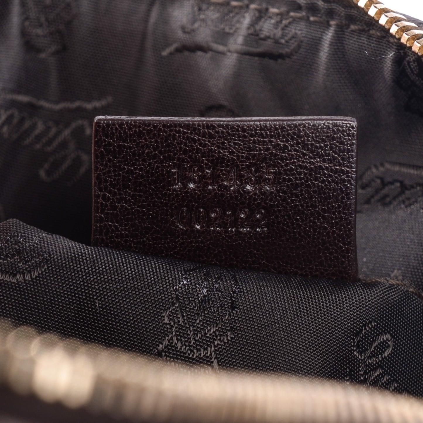 Crystal Monogram Duchessa Small Boston Bag Brown